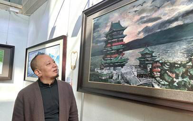 曹甦作品展亮相江西日报社艺术馆